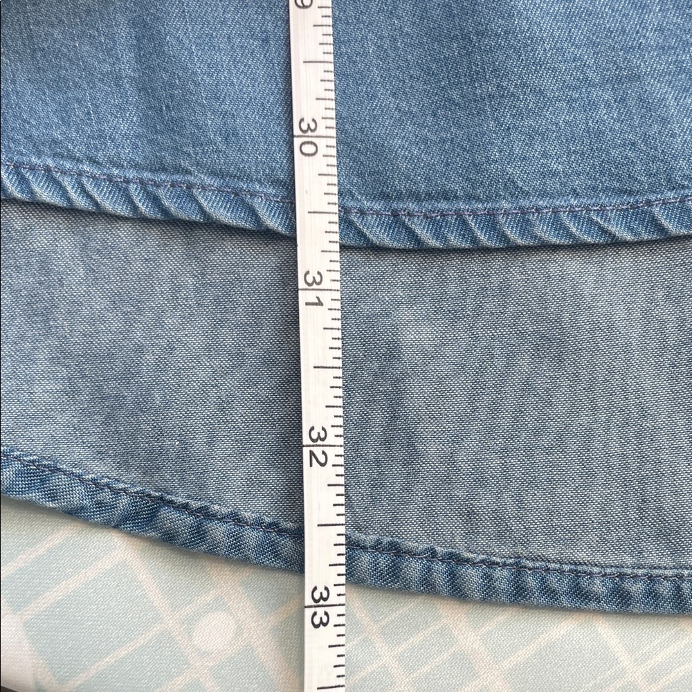 EVRI Vibrant Blue Denim Shirt - Picture 5 of 7